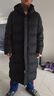 雪中飞男士羽绒服中长款冬季新款连帽运动休闲简约加厚保暖防寒羽绒外套 星耀黑 XL (180) 实拍图