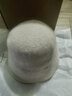 玖慕（JIUMU）纯羊毛保暖渔夫帽秋冬季显脸小盆帽优雅礼帽冬帽防风防寒帽子女 实拍图