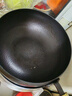 阎铁匠章丘大肚锅炒锅铁锅无涂层家用炒菜锅平底炖汤锅锻打已开锅26cm  实拍图