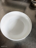錦鳯 纯白骨瓷碗米饭碗汤碗景德镇餐具家用陶瓷大面碗汤锅高脚碗1个装 6英寸面碗 实拍图