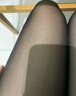 绫天生丝滑绫lingerie「轻绒」100D显瘦无缝裆厚款黑丝袜打底连裤袜女秋冬 Black黑色-哑光版 1双 M码-「155cm~175cm」 实拍图
