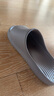 优调拖鞋男足弓支撑居家防臭夏季浴室洗澡防滑情侣拖鞋女 陨石灰42-43 实拍图
