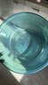 加大加厚洗脸盆家用大号洗菜盆洗衣盆浴室专用内裤收纳盆子 蓝色 小号摔不烂【直径23cm】 实拍图