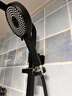 欧派增压花洒喷头淋浴头高压大出水喷淋头单头花洒莲蓬头PD9411-X黑 实拍图