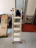 杜邦（DU PONT）人字梯家用梯折叠梯子多功能登高梯扶梯楼梯爬步梯伸缩梯 【明星旗舰】稳固安全梯-5步【法式奶油风】 实拍图
