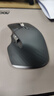 罗技（Logitech）大师系列 MX Master 3S 无线蓝牙鼠标 人体工学 办公 静音鼠标 高端 石墨黑 带无线接收器 实拍图
