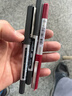 uni三菱 uni-ball EYE2黑1红中性笔高颜值0.5mm签字笔商务直液式学生水笔水性笔套装 UB-150 3支 实拍图