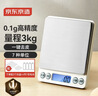 京东京造 电子秤 厨房秤克重称食物秤烘焙家用0.1g/3kg（配4节7号电池） 实拍图
