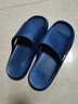 回力静音男士室内户外穿厚底防滑速干洗澡凉拖鞋HL3A23深蓝42-43码 实拍图