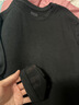 优衣库女装HEATTECH EXTRA WARM混纺圆领T恤/长袖9%羊绒478955 478955/09黑色 L 实拍图