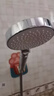 恒洁（HEGII）花洒喷头 水型流量调节空气增压手持大水量花洒喷头HMS318-120 实拍图