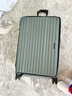 漫游侧开盖大容量行李箱拉链拉杆箱旅行密码皮箱子 清灰绿 28英寸 实拍图