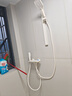 惠达（HUIDA）淋浴花洒套装一体精铜无顶喷简易浴室卫浴花洒全套洗澡奶白DW699 实拍图
