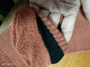 【纯色毛圈】加绒加厚袜子秋冬季防寒中筒加绒保暖袜冬天毛圈防冻 随机- 1双 均码 实拍图
