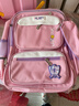 史努比（SNOOPY）学生补习袋 超轻大容量多功能手提袋拎书袋 儿童美术袋补课 粉色 实拍图