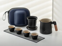 京东京造 旅行茶具 便携式旅行茶具套装户外锦绣山河快客杯 一壶四杯 实拍图