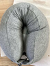 京东京造 纯享泰国原芯进口94%天然乳胶颗粒U型枕纯棉多功能旅行颈枕深灰 实拍图