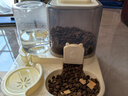 疯狂的主人猫粮自动喂食器饮水一体猫碗狗碗猫食盆猫咪猫盆宠物用品喝水双碗 实拍图