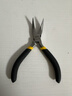得力（deli）沾塑柄迷你弯嘴钳高碳钢电子钳曲嘴钳子5英寸迷你钳 实拍图