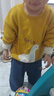 嘟嘟家宝宝套装秋季男童两件套衣服儿童秋装卡通可爱童装女童卫衣卫裤潮 黄底白鹅+藏青色裤子 110 实拍图