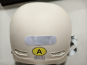 青霄 安全头盔 标准款 新国标 3C认证 抗冲击包裹式防护 电男动女四季车骑通用 卡其色防晒镜片 实拍图