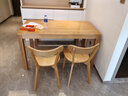源氏木语实木餐桌北欧办公桌简约小户型家用餐桌椅组合家具 红橡木1.4米单独餐桌 实拍图