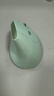 B.O.W航世 MD190mini 无线蓝牙双模办公鼠标 中小手人体工学鼠标垂直鼠标 平板电脑小巧便携 清新绿 实拍图