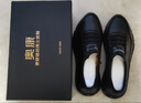 奥康（Aokang）跑步男士商务休闲运动皮鞋男黑色43码 实拍图