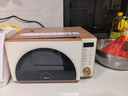 美的（Midea）小滋味微烤炸一体机家用变频台式微波炉烤箱空气炸不锈钢内胆一级能效古典风23L（F23G3） 实拍图