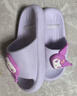猪爸爸儿童拖鞋女童夏季2025新款室内防滑6-12岁三丽鸥宝宝亲子拖鞋紫16 实拍图