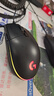 罗技（G）G102第二代游戏鼠标 RGB流光灯效鼠标 轻量化  游戏级8000DPI传感器 黑色 200-8000DPI 实拍图