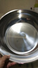 【不锈钢】和面盆厨房烘焙家用火锅盆洗菜打蛋汤锅盆醒面盆料理盆 32cm【热卖款】不锈钢 和面盆 实拍图