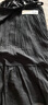 优衣库偏短款女装雪纺长裙层叠半身裙裙子480747 09 黑色 XL /165/76A 实拍图