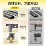 比人折叠晾衣架落地挂衣架挂衣服室内外阳台晾衣架杆晒被子神器晒衣架 【太空铝】深空灰-三档升降+大容量+可伸缩+万向轮 实拍图