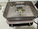 美的（Midea）火锅专用锅 电火锅 鸳鸯锅 5分钟分区速沸8L分体式0氟钛陶多功能锅电煮锅火锅锅HGS352866 实拍图