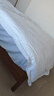 京东京造大白被100%原生纤维A类磨毛保暖春秋被子四季被芯3斤学生宿舍1.5m 实拍图