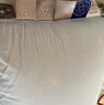 安睡宝（SOMERELLE） 全棉A类抗菌枕头进口七孔纤维枕芯酒店护颈椎枕睡眠枕靠枕可水洗 升级抗菌进口七孔枕蓝-高枕 单只 一只装 实拍图