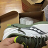 Saucony【彭于晏同款】索康尼胜利22专业强缓震跑鞋男厚底跑步鞋运动鞋男 白绿136 42 实拍图