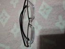 凯米近视眼镜男时尚平光防蓝光中性超轻钛文艺范镜架女配度数Z 镜邦9917黑银 配1.67凯米U6防蓝光镜片 实拍图