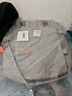袋鼠双肩包男士背包大容量初中高中书包男女大学生防泼水电脑包旅行包 灰色升级【加大加固版】 实拍图