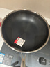 爱乐仕炒锅不粘 316不锈钢双面不粘内径32cm少油烟带盖炒菜锅 旗舰款316双面【内32外34】 32cm 实拍图