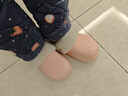 朴西冬季防水可拆卸棉拖鞋女士保暖室内厚底防滑可外穿 浅粉 38-39 实拍图