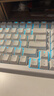 RK98机械键盘无线2.4G有线蓝牙三模键盘笔记本家用办公台式机游戏键盘100键98配列RGB背光白色茶轴 实拍图