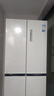 美的（Midea）508L十字门冰箱双系统双循环除菌净味大容量一级能效风冷无霜以旧换新白BCD-508WSPZM(E)国家补贴 实拍图