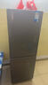 美的（Midea）182L双开门两门小户型家用客厅租房宿舍冰箱可冷藏冷冻双温小巧不占地低音运行BCD-182M 实拍图