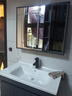 恋派浴室柜 陶瓷一体盆卫生间洗脸盆柜组合悬挂式洗漱台智能洗手盆柜 智能镜柜】珠光灰【促销中】80cm 实拍图