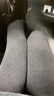 完美记忆打底裤女秋冬外穿显瘦光腿神器 深灰色无绒踩脚款 实拍图