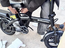 新日（Sunra）新国标折叠电动自行车铝合金代驾电动车锂电池助力电瓶车超长续航迷你小型男女士代步 高配8减震/A品电芯-20A/60km 实拍图