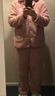 芬腾睡衣女双面暖绒防静电新款保暖翻领开衫宽松情侣家居服 实拍图