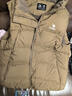 骆驼（CAMEL）户外防泼水羽绒马甲女90%绒子背心外套 J25CR2L5006 荆褐 L 实拍图